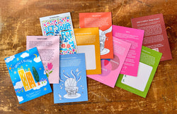 "Growing Joy" Trio Gift Set: Polka-Dot Plant Kit, Mindfulness Journal, "Jasmine Green" Tea, Honey, Greeting Card (Grow & Bloom)