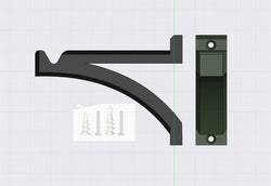 Hanging Planter Wall Hook, Curved