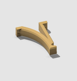 Hanging Planter Wall Hook, Curved
